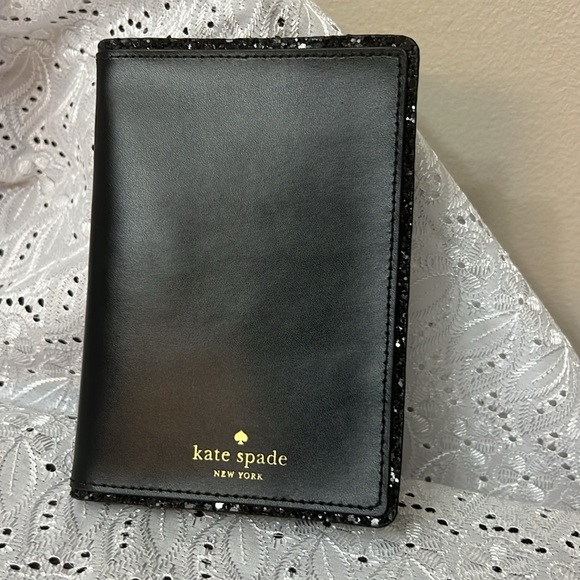 Kate Spade Black Passport Holder - Picture 1 of 9